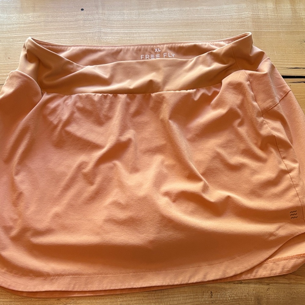 Women's free fly orange skort